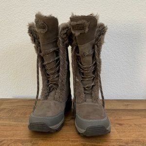 Clarks Privo Suede Faux Fur Lined Winter Boots